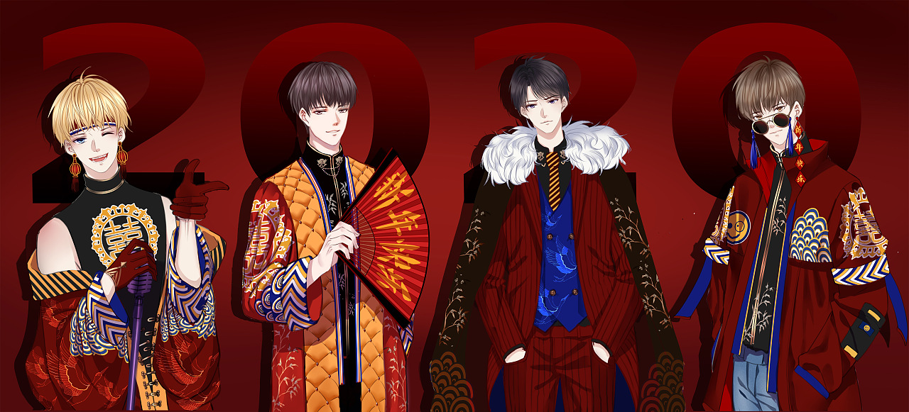 新年装 国潮风（图ZMTk1MDc4NzY4） - 创作习作 - 站酷设计师欧拉耶原创素材 - 站酷ZCOOL