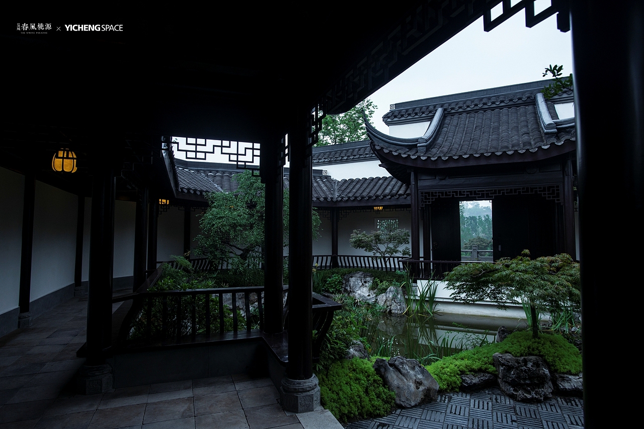 庭院 | 蓝城·春风桃园 | 空间摄影