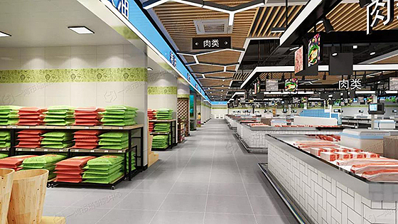 北京道尔泰便民生活服务中心（图ZMTM4MjQzMzk2） - 家装设计 - 站酷设计师一鸿农贸市场设计原创素材 - 站酷ZCOOL