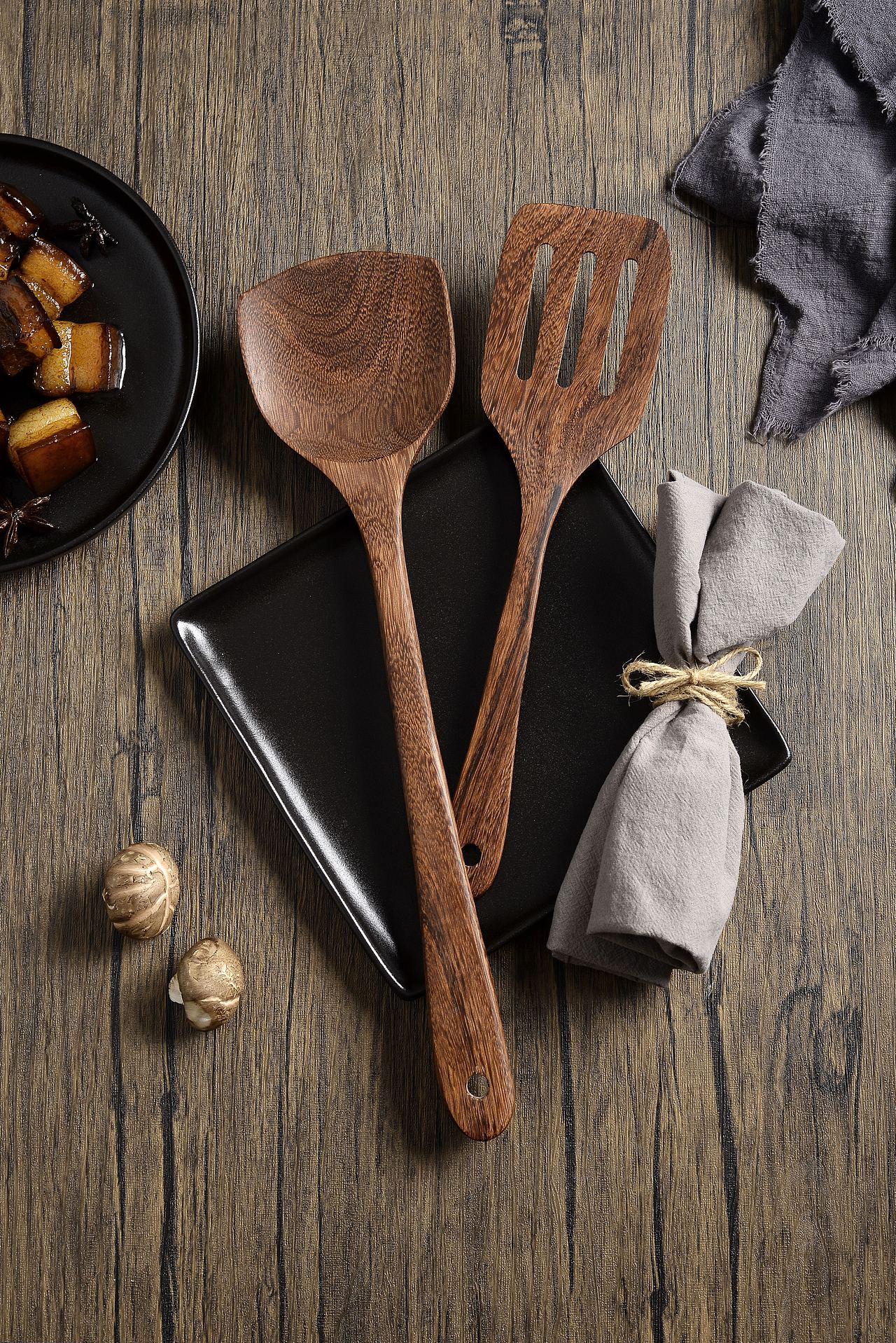 木铲木制品拍摄视频