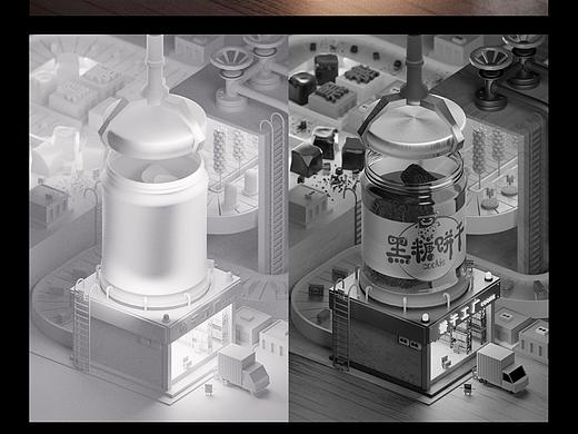 趣味饼干创意海报