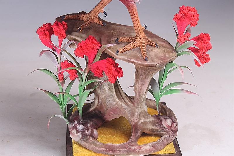 贺加贵面塑软陶(雄鸡)