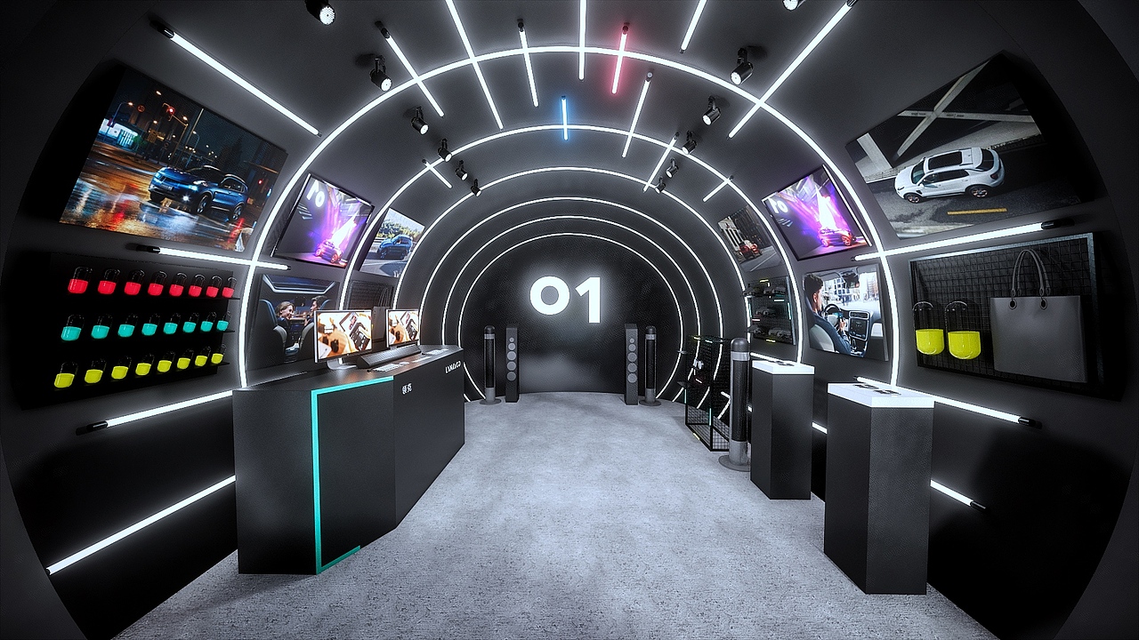 LYNK&CO领克汽车/路演活动/线下传播/科技胶囊/展台（图ZMTQ3MjUzNjIw） - 其他三维 - 站酷设计师Andy_Kuang原创素材 - 站酷ZCOOL