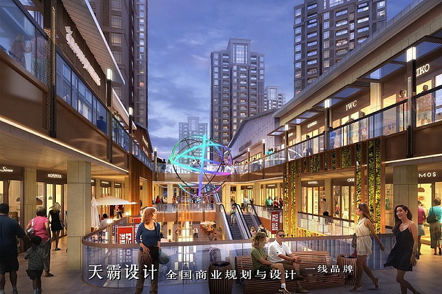天霸设计又一江西城市综合体设计效果图作品曝光：新余壹方城效果图