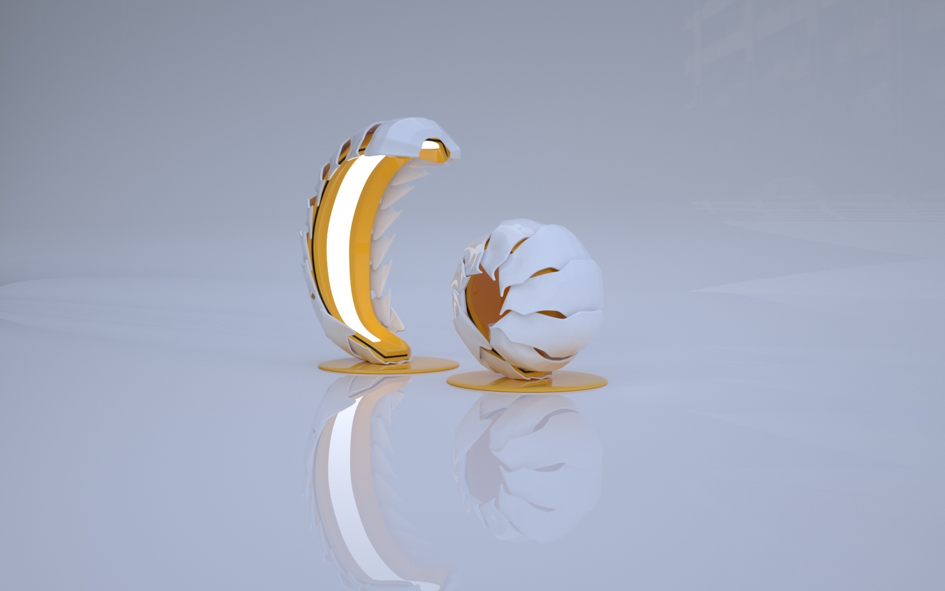 鼠妇台灯仿生设计