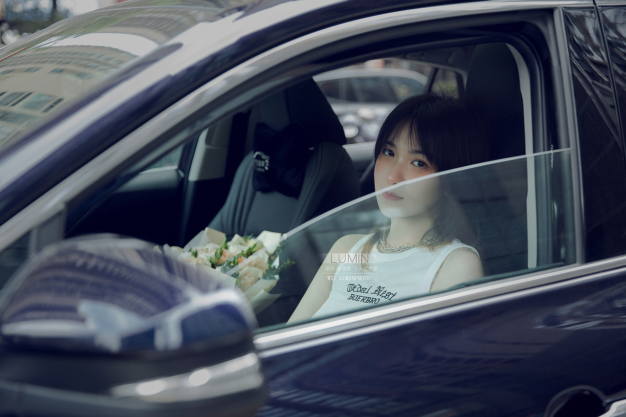 喂,那个酷酷的女同学 车内写真 拍摄 生活写真