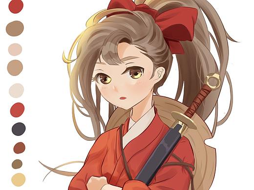 侠女（个人主页-ZNDY0NTY1OTI=） - 创作习作 - 站酷设计师小洁子子原创素材 - 站酷ZCOOL