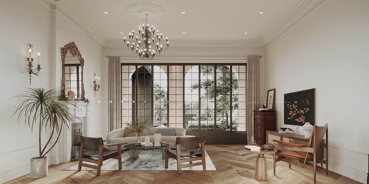 映像視覺 | 商业写实组 | 法式风格（图ZMjc4NDI1MDU2） - 家装设计 - 站酷设计师郑州映像效果图原创素材 - 站酷ZCOOL