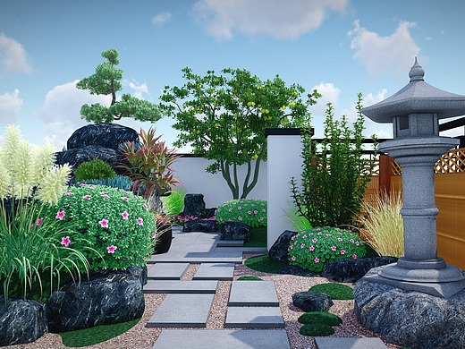 中式禅意屋顶花园