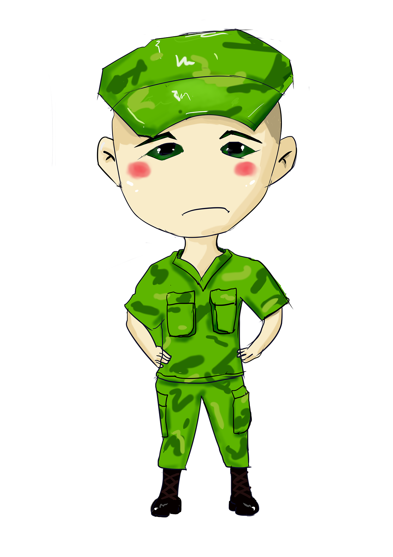 卡通人物|插画|创作习作|oneone杨_原创作品-站酷zcool