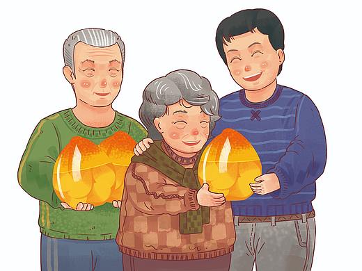 两款包装袋插图设计方案