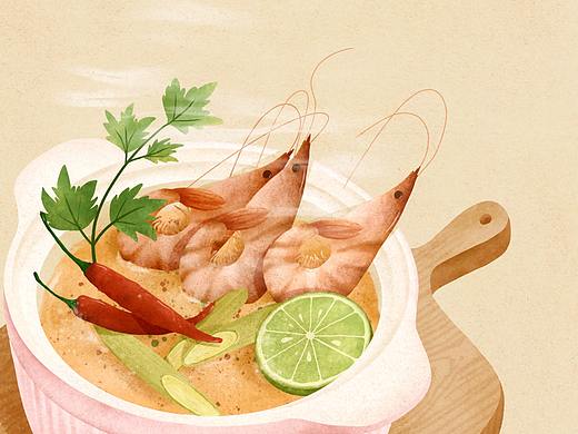 能把自己画饿的美食