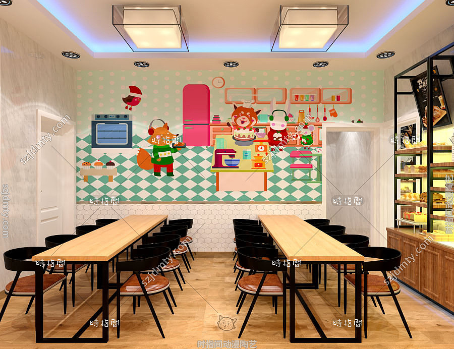 加盟时指间陶艺手工馆装修设计图（图ZMjAzMTgzMzM2） - 其他 - 站酷设计师Morning丶猫宁原创素材 - 站酷ZCOOL