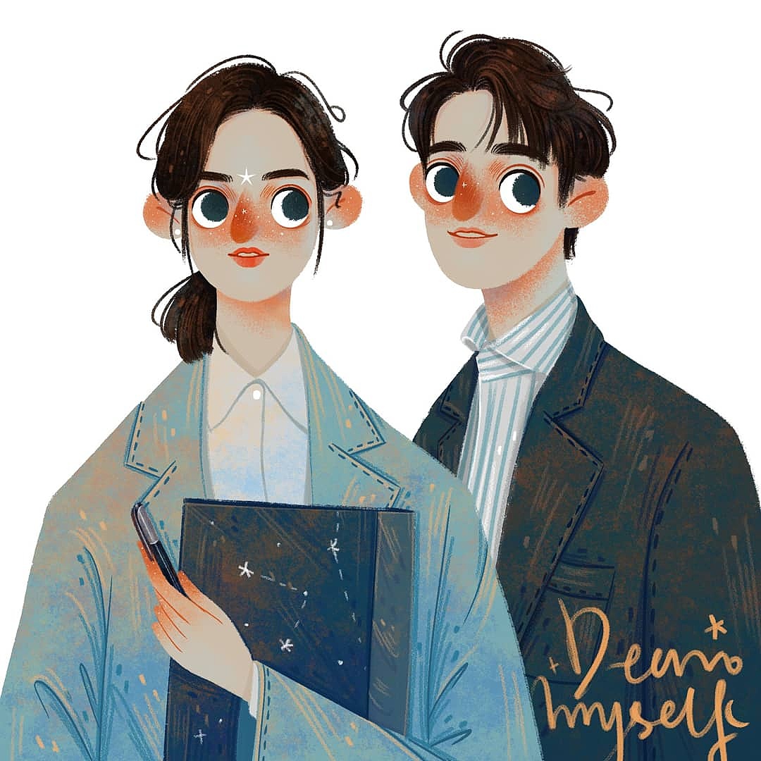 拥抱亲爱的自己♥（图ZMjI0NzI3NjIw） - 儿童插画 - 站酷设计师笑里风月原创素材 - 站酷ZCOOL