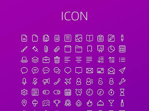 线性图标（个人主页-ZMTYzODkyMjA=） - 图标 - 站酷设计师橘子与夏原创素材 - 站酷ZCOOL