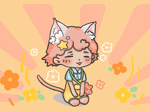猫猫的动态表情包设计～