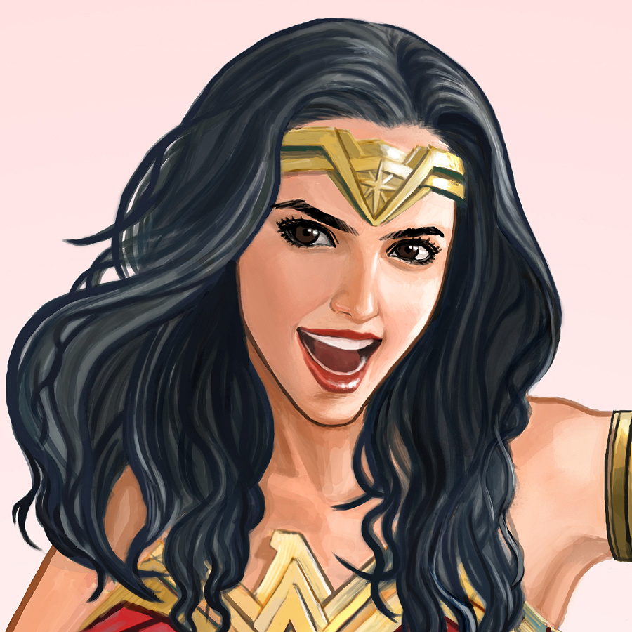 神奇女侠卸下装备的日常