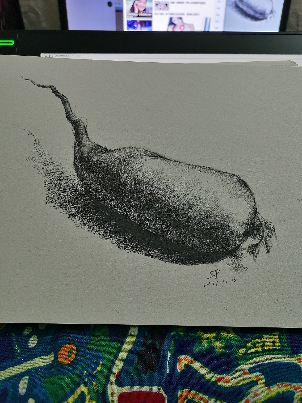 2021年1月份素描练习作业（图ZMjQ5NTYxNjIw） - 绘画 - 站酷设计师麻辣花生豆原创素材 - 站酷ZCOOL