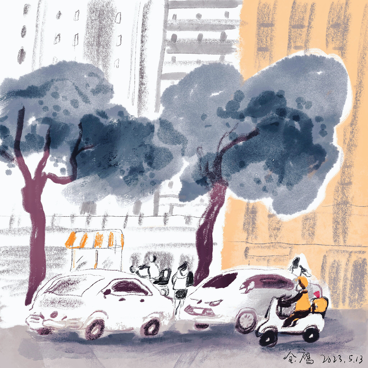 最近的画儿（图ZMzQyMTYxMTM2） - 创作习作 - 站酷设计师七叶树的速写本原创素材 - 站酷ZCOOL