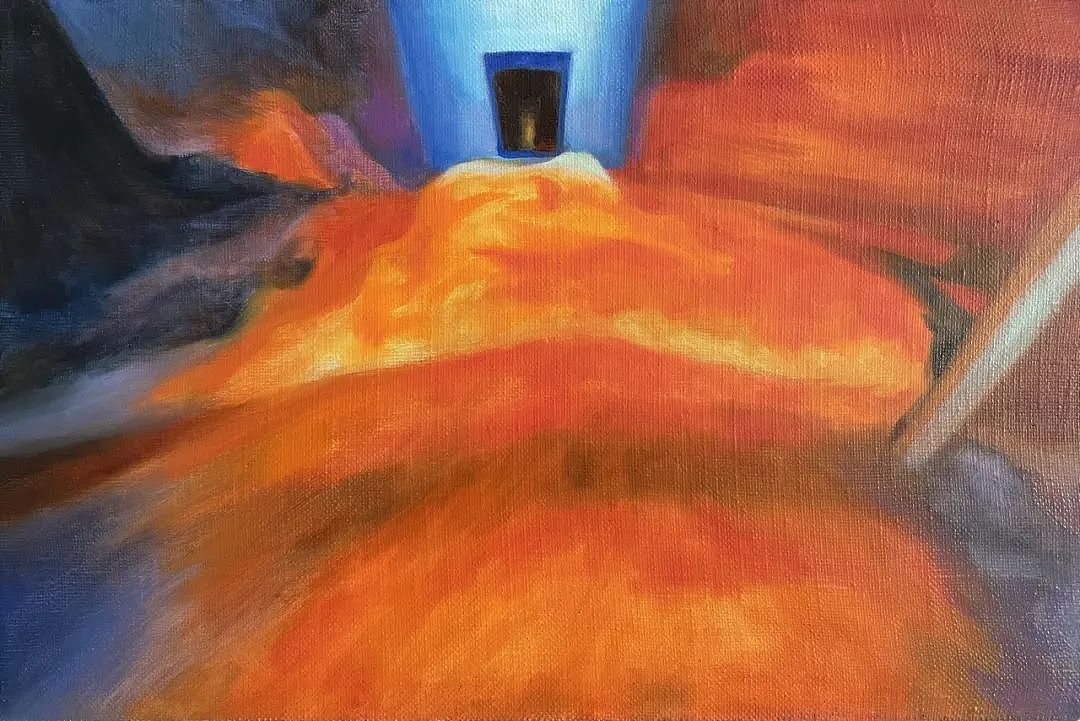 作品: 异化景观(小稿) 
尺寸: 30cm*40cm <br>材料:布面油画