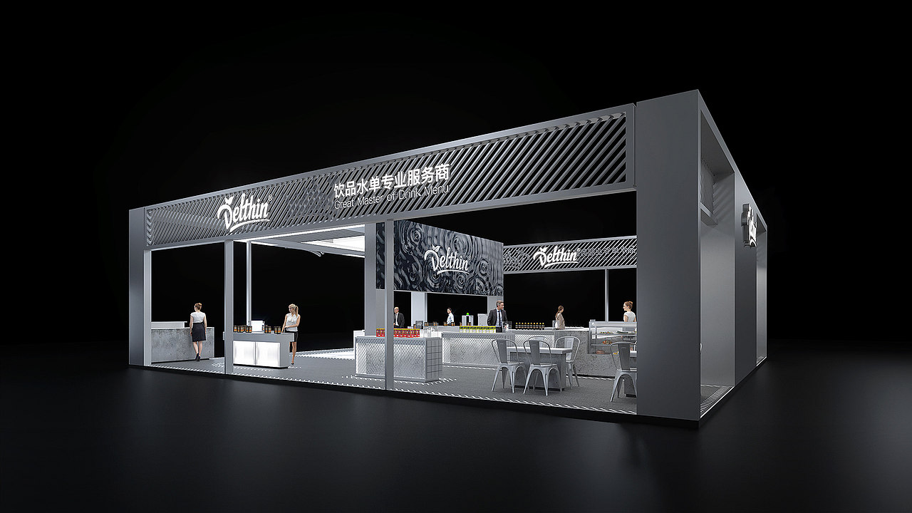 TECH Booth Design（图ZMzA0MTEzMzc2） - 其他三维 - 站酷设计师HiveFundesign原创素材 - 站酷ZCOOL