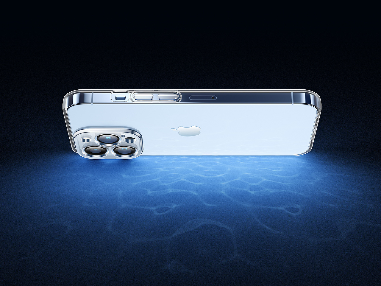 【Keyshot—苹果13Pro透明壳-Q1】 Render（图ZMzI3NjA2MTI4） - 产品 - 站酷设计师月京舞梨原创素材 - 站酷ZCOOL