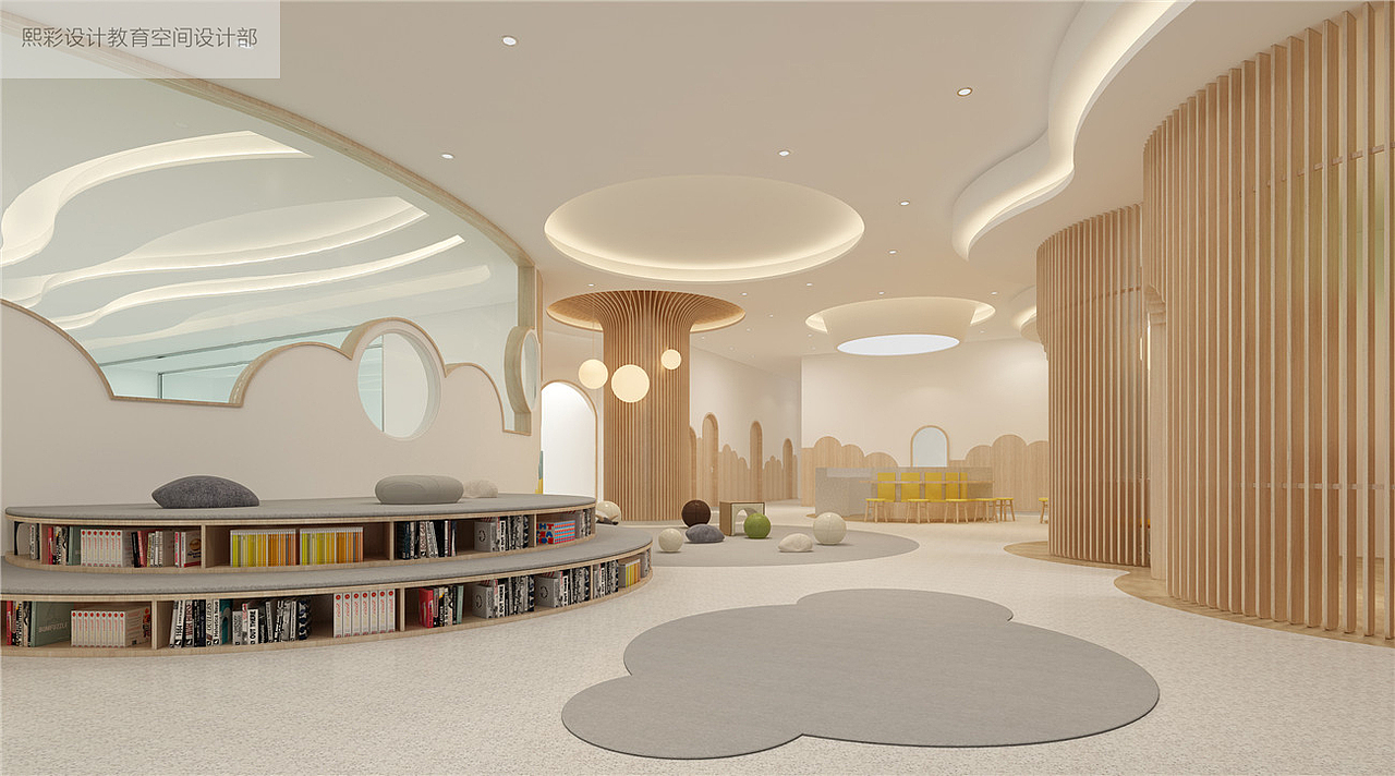 少儿英语教室设计|双语培训学校设计（图ZMTg0NzY0MTIw） - 家装设计 - 站酷设计师品牌设计Calvin原创素材 - 站酷ZCOOL