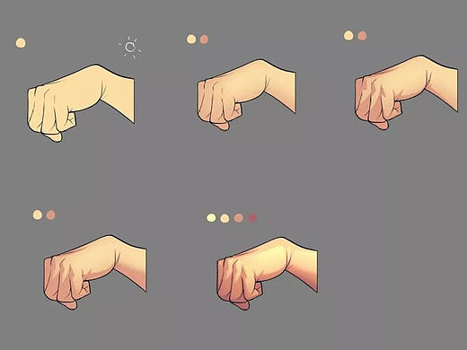 SAI绘画的基本着色要点与流程