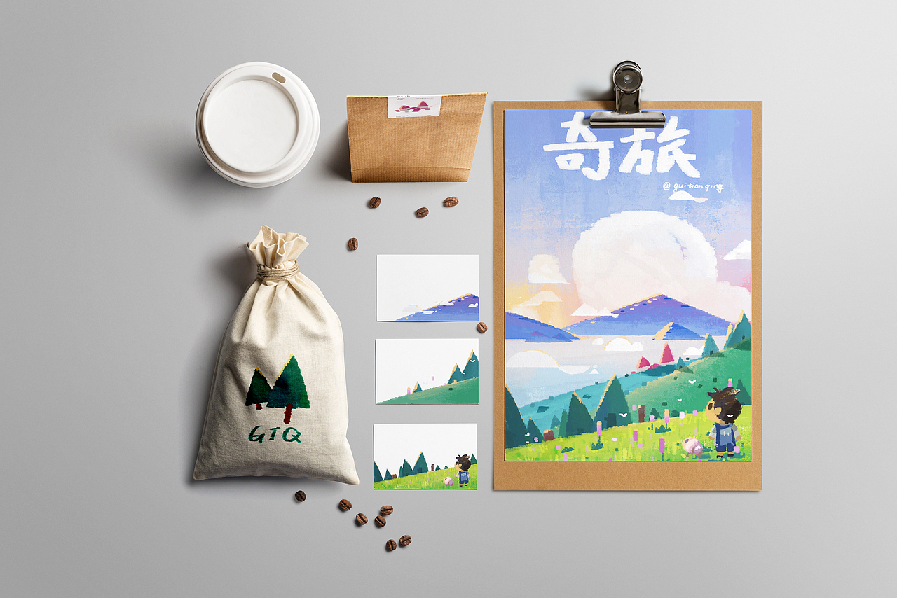 奇旅系列（图ZMjU4NjAxODQ4） - 儿童插画 - 站酷设计师鬼填青原创素材 - 站酷ZCOOL