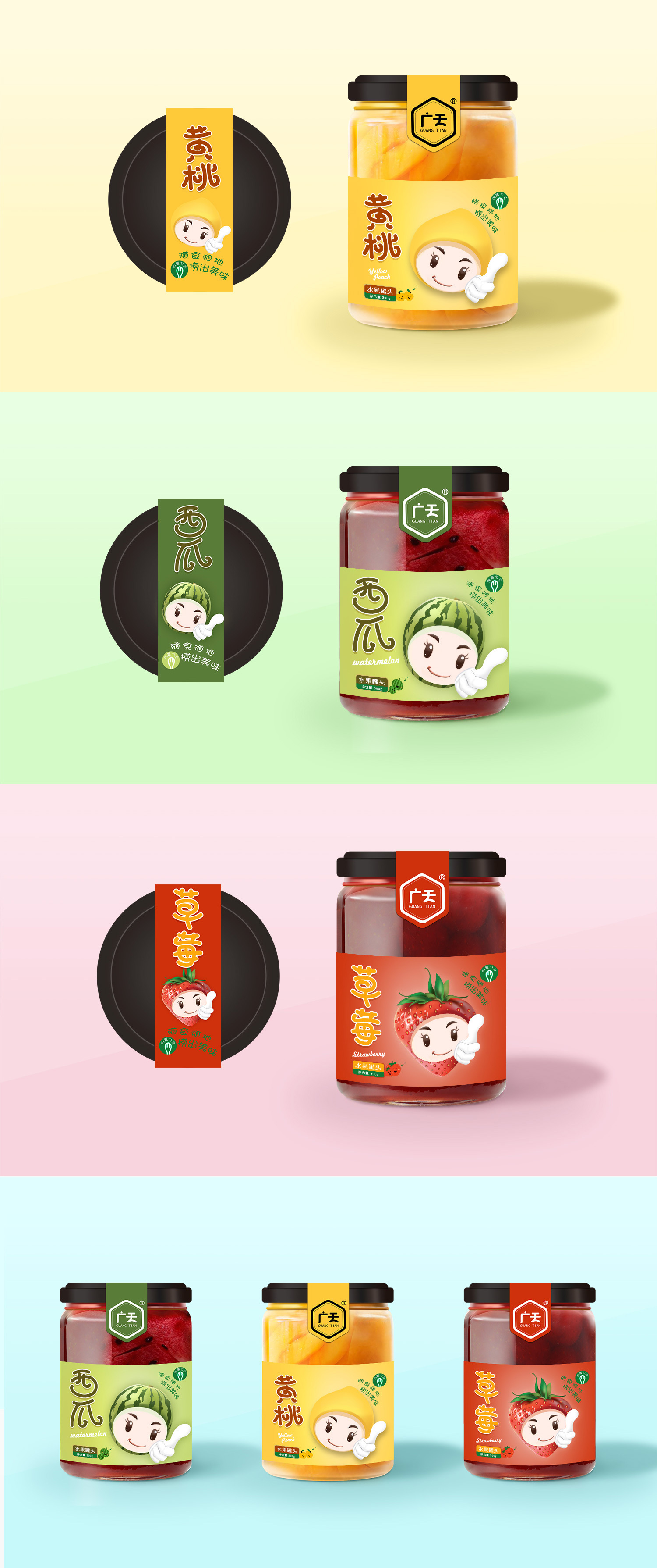 水果罐头包装初练习