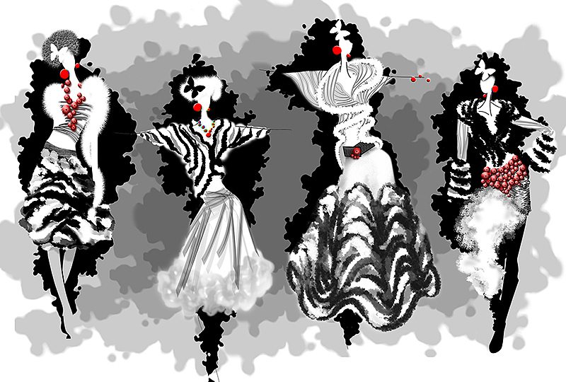 图案与服装设计（图ZMjAxMzEyODg0） - 其他服装 - 站酷设计师裘裘画球球原创素材 - 站酷ZCOOL