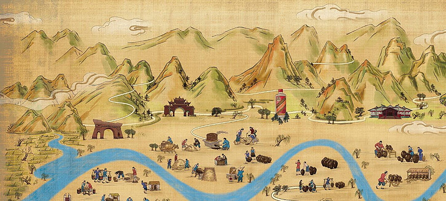 谷爱凌涠洲岛旅游手绘地图手机智慧地图古风地图研究中心正式成敛啦