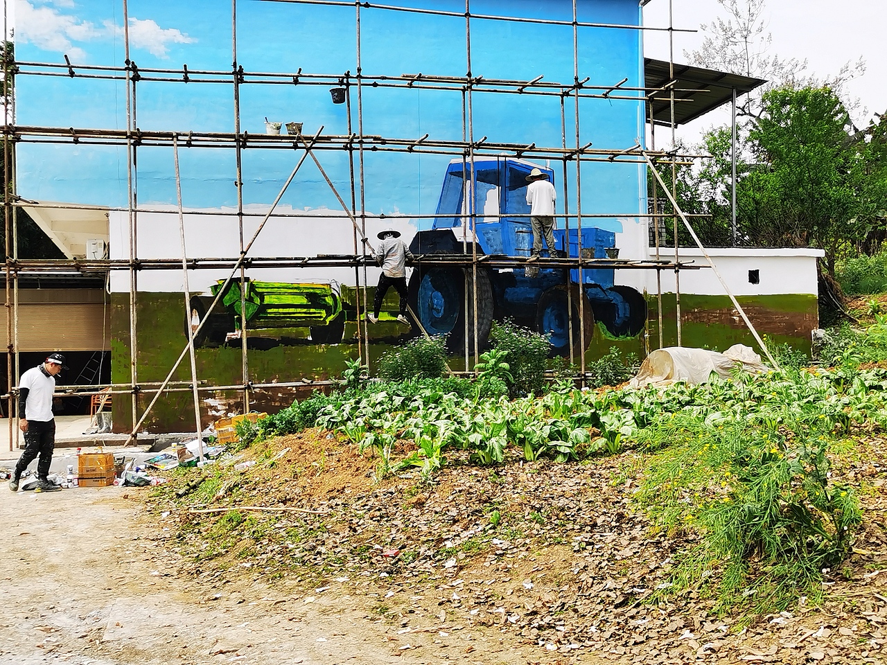 新农村墙绘,新农村壁画,乡村壁画,乡村文化墙