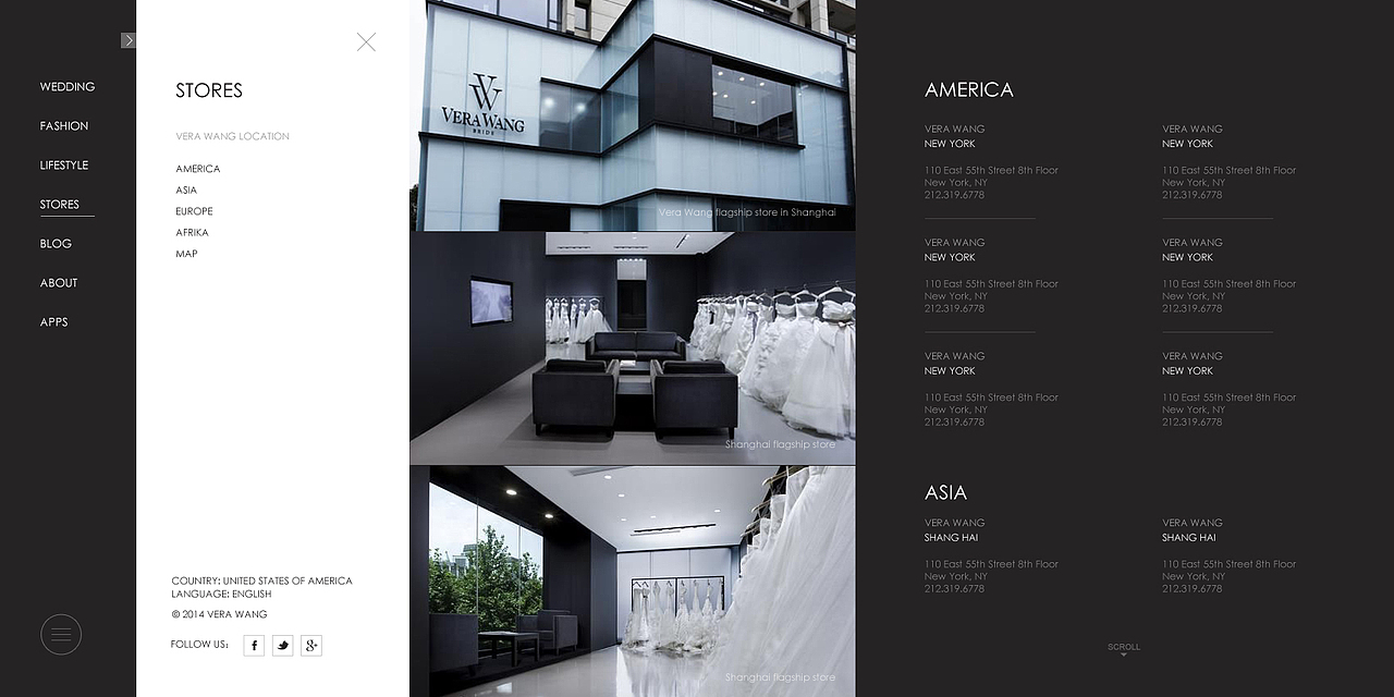 VERA WANG 官网设计（图ZMTUyNDUzMTY=） - 企业官网 - 站酷设计师杨如南原创素材 - 站酷ZCOOL