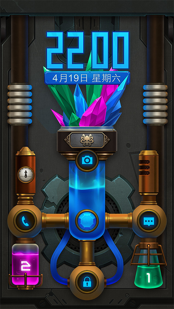 英雄魂器&5锁屏（图ZMTk0ODU1MzI=） - APP界面 - 站酷设计师又见章鱼哥原创素材 - 站酷ZCOOL