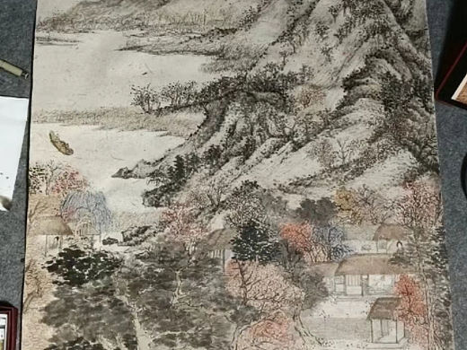 国画浅洚山水（个人主页-ZNjQ0MjgwODQ=） - 绘画 - 站酷设计师香樱原创素材 - 站酷ZCOOL