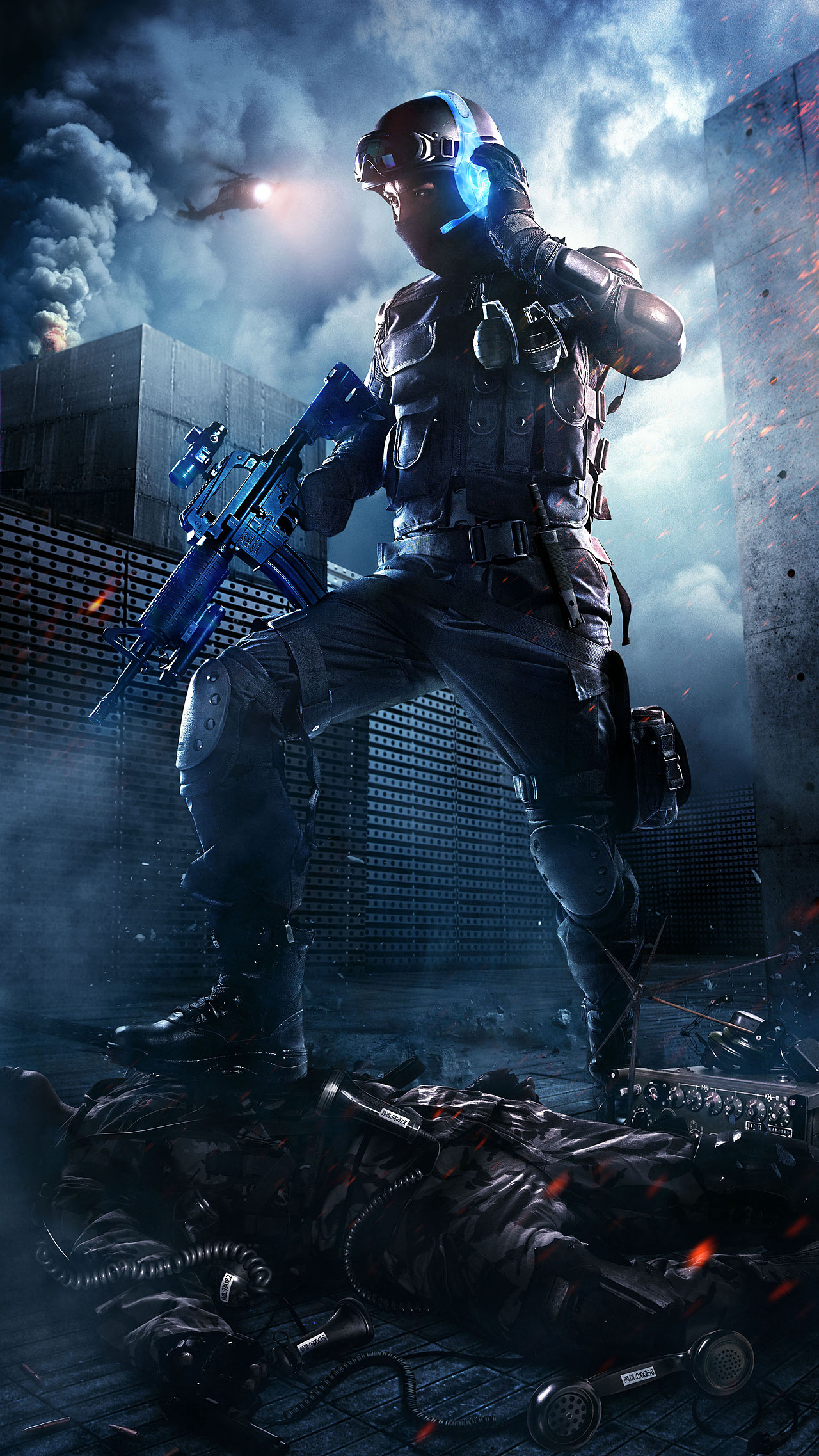 腾讯游戏qt穿越火线游戏海报