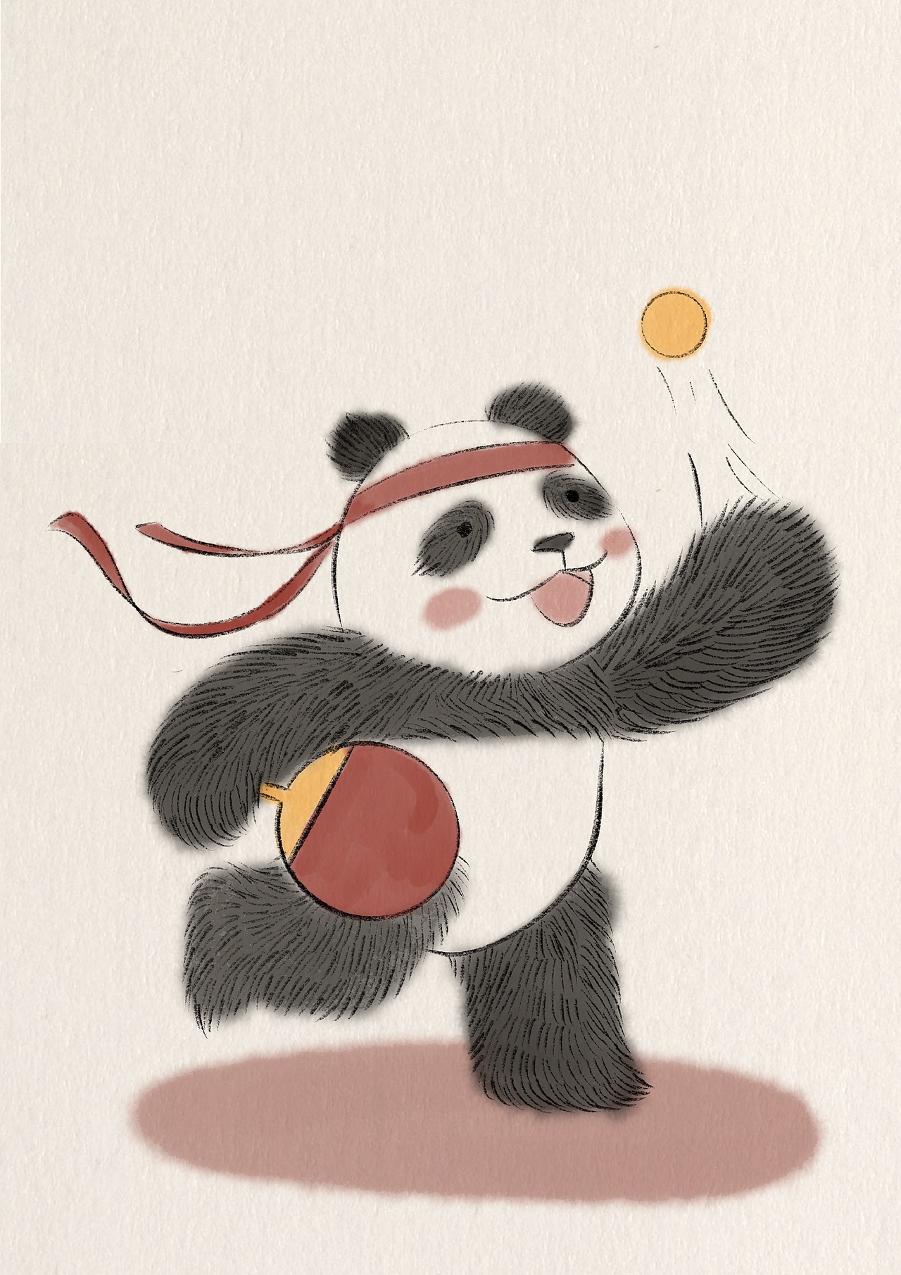 熊猫运动会|插画|创作习作|兔道格斯 - 原创作品 - 站酷 (zcool)