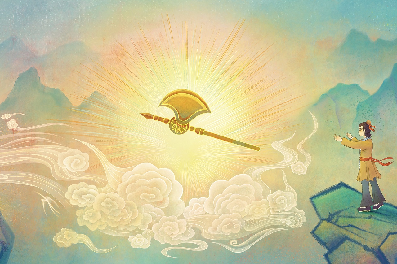 赠斧（图ZMjg2NTYzMjI0） - 创作习作 - 站酷设计师五香鱼原创素材 - 站酷ZCOOL