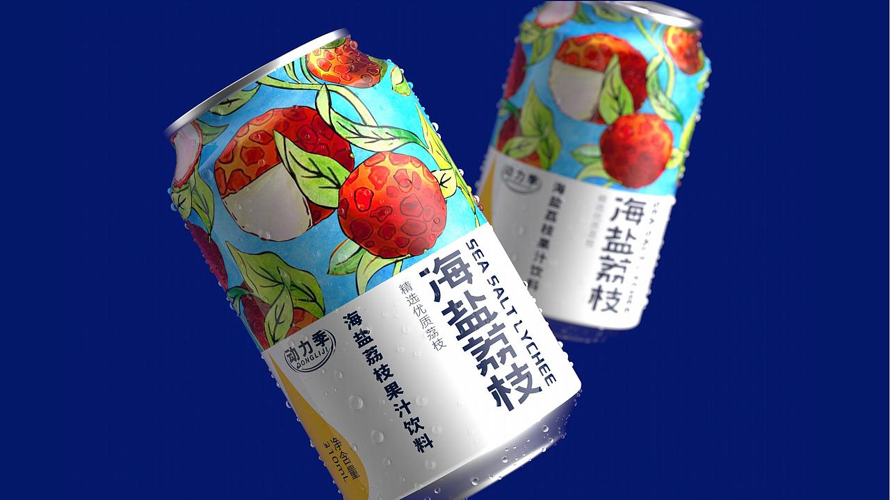 动力季饮料包装设计