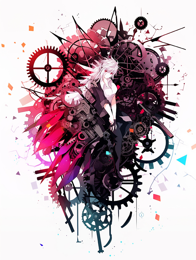 齿轮（图ZMzU5NTc2ODU2） - 单幅漫画 - 站酷设计师dearlisha原创素材 - 站酷ZCOOL