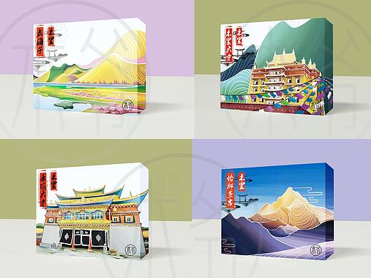 木里牛肉包装手绘设计