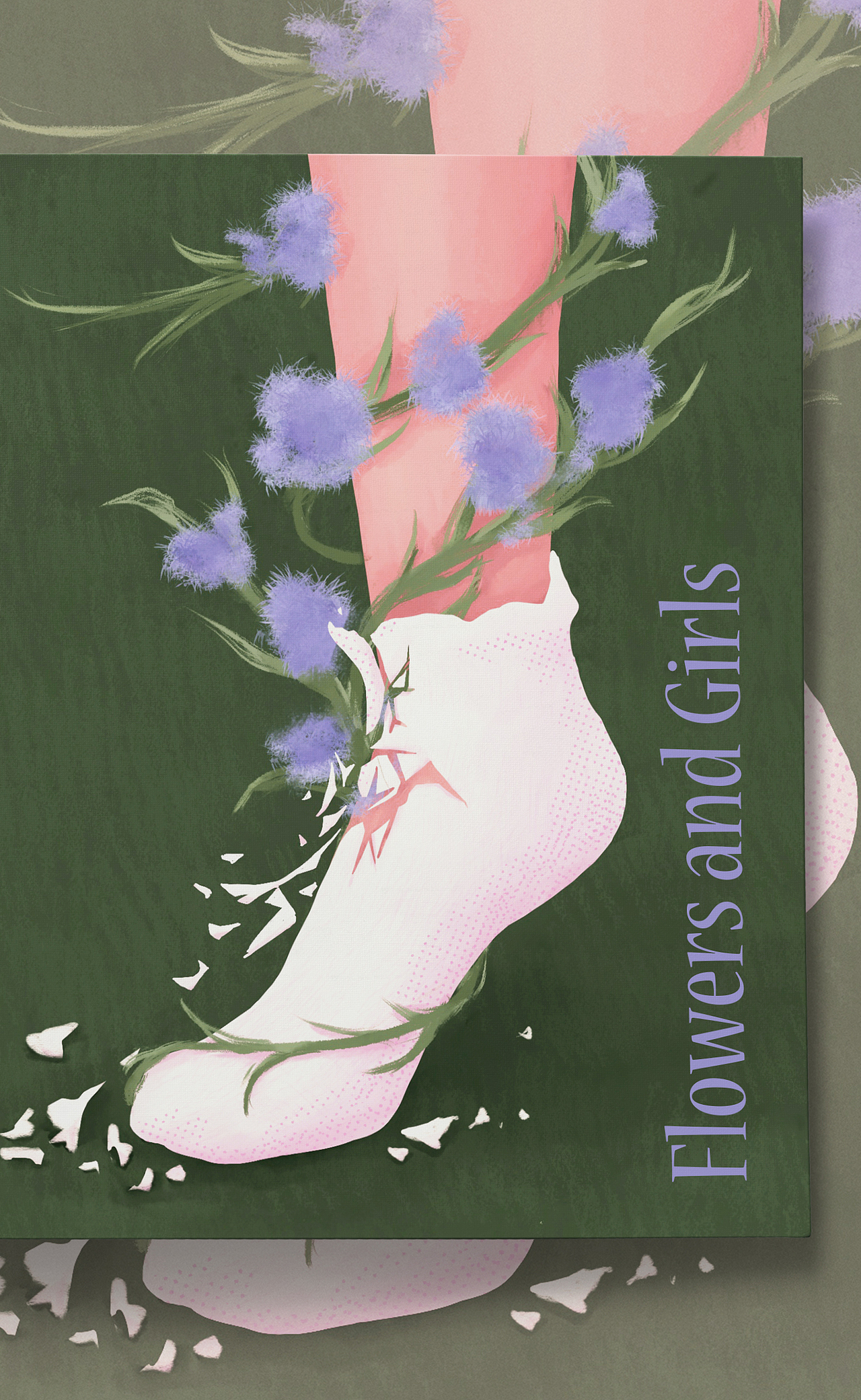 系列插画 | 花与少女 x 关于破碎（图ZMTk5OTE5MjQw） - 创作习作 - 站酷设计师轶颜yiyan原创素材 - 站酷ZCOOL