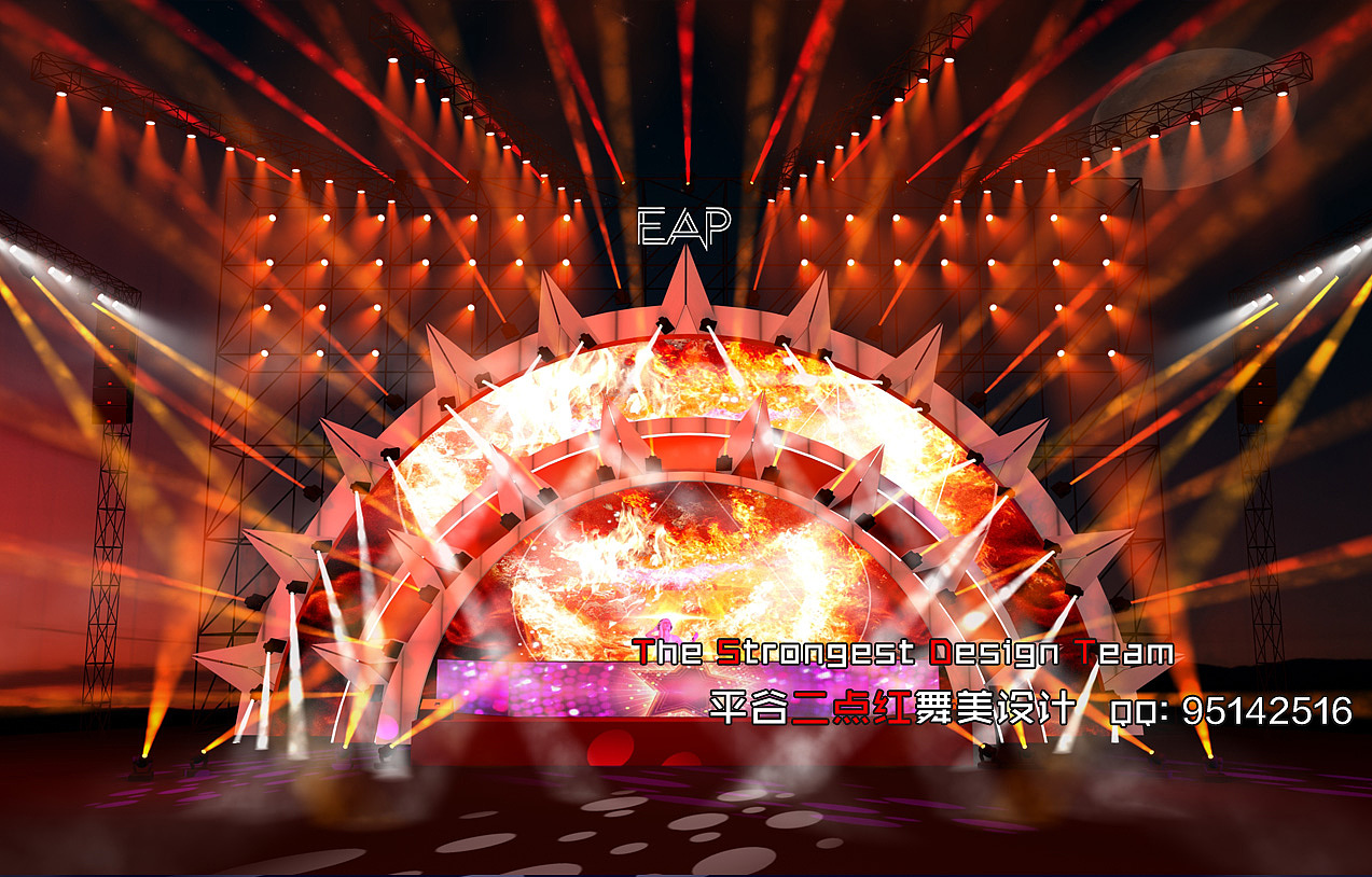 音乐节舞美（图ZOTI3NDYwOTY=） - 其他三维 - 站酷设计师平谷二点红原创素材 - 站酷ZCOOL