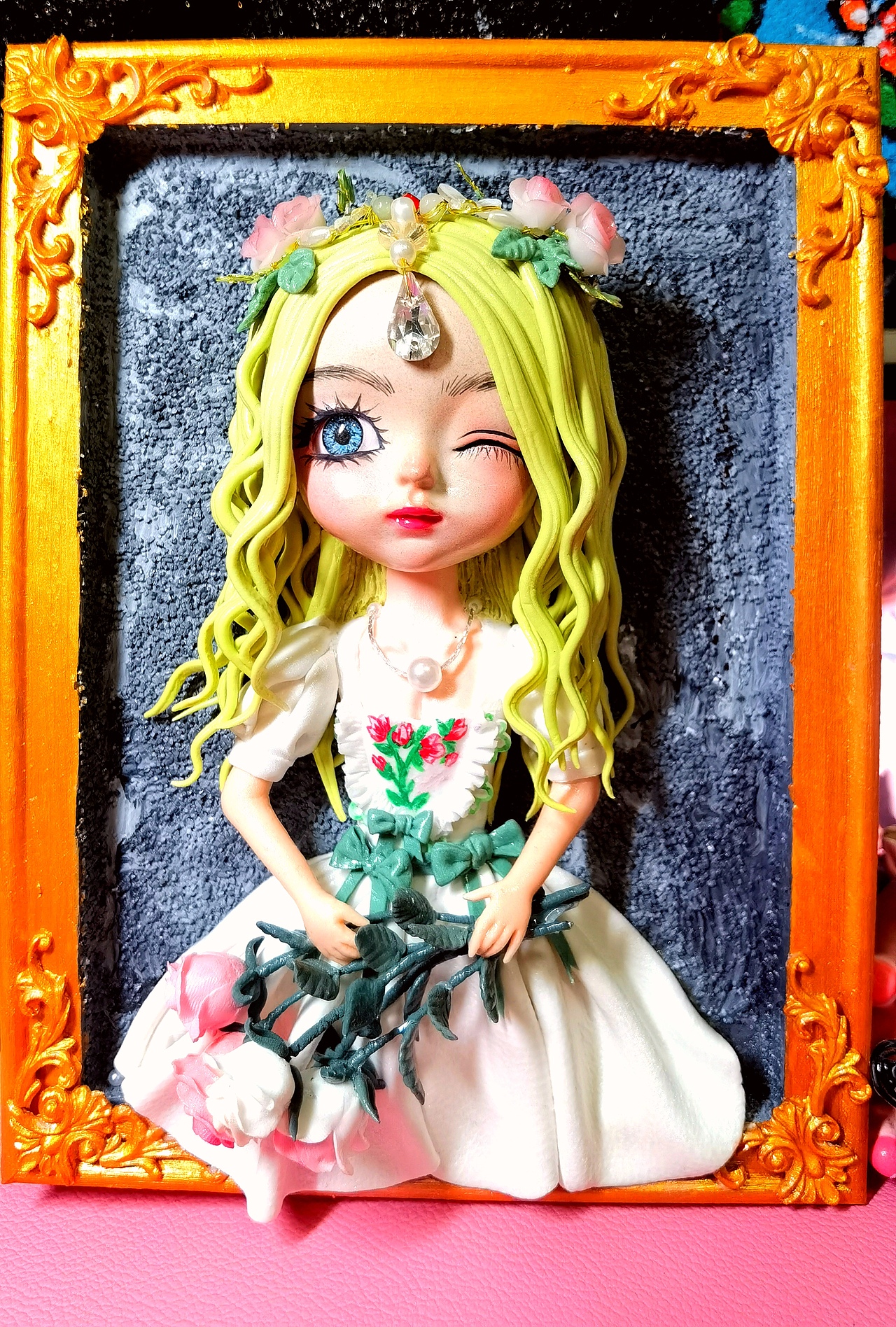 粘土手工|莎莎|卡通人偶手办