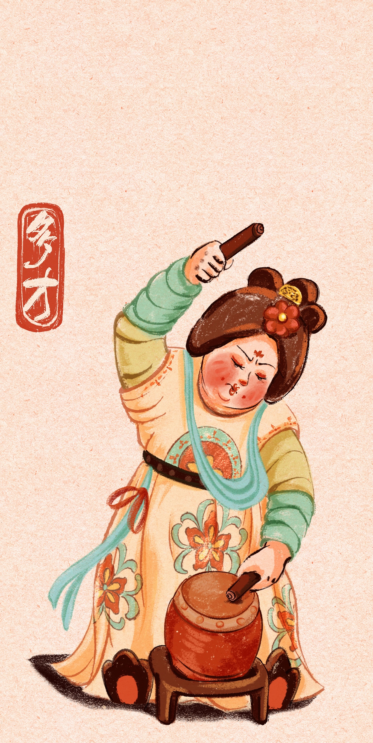 唐妞系列，主要是占个IP位（图ZMzU2Mzg5MjIw） - 创作习作 - 站酷设计师Z734964342原创素材 - 站酷ZCOOL