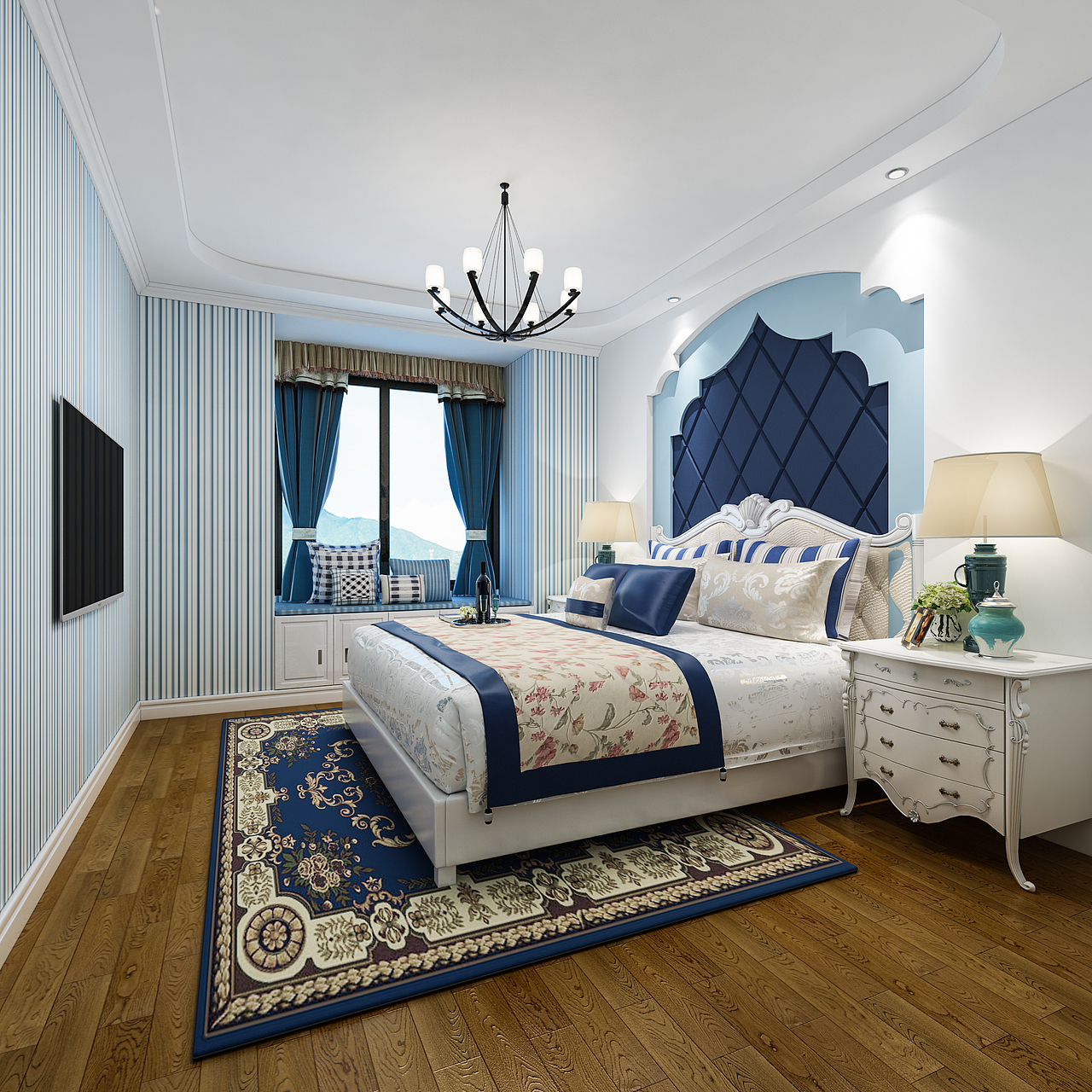 1992效果图-地中海风格