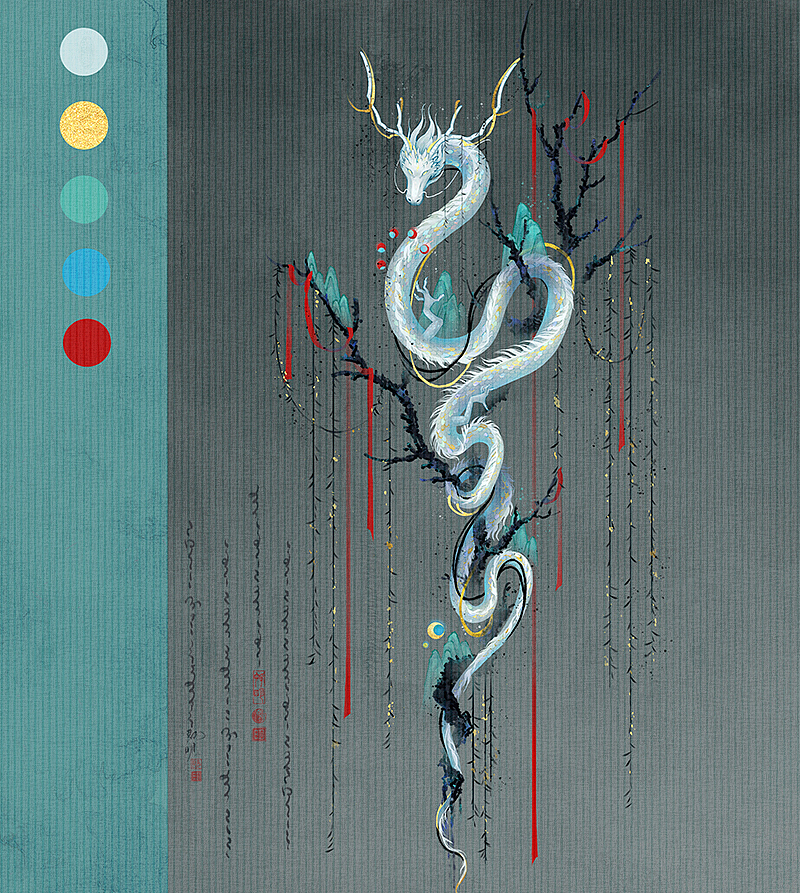 古風(fēng)動(dòng)物~（圖ZMjgwNTA5MTY4） - 商業(yè)插畫 - 站酷設(shè)計(jì)師既明JM原創(chuàng)素材 - 站酷ZCOOL