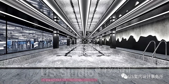 健身房设计 健身房案例 10种风格分享 2018（图ZMTQ1MTg0NTY4） - 家装设计 - 站酷设计师US健身空间设计原创素材 - 站酷ZCOOL