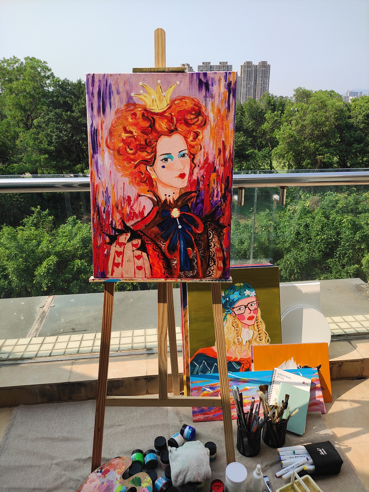 丙烯#红皇后 |插画|艺术插画|项项xiang - 原创作品 - 站酷 (zcool)